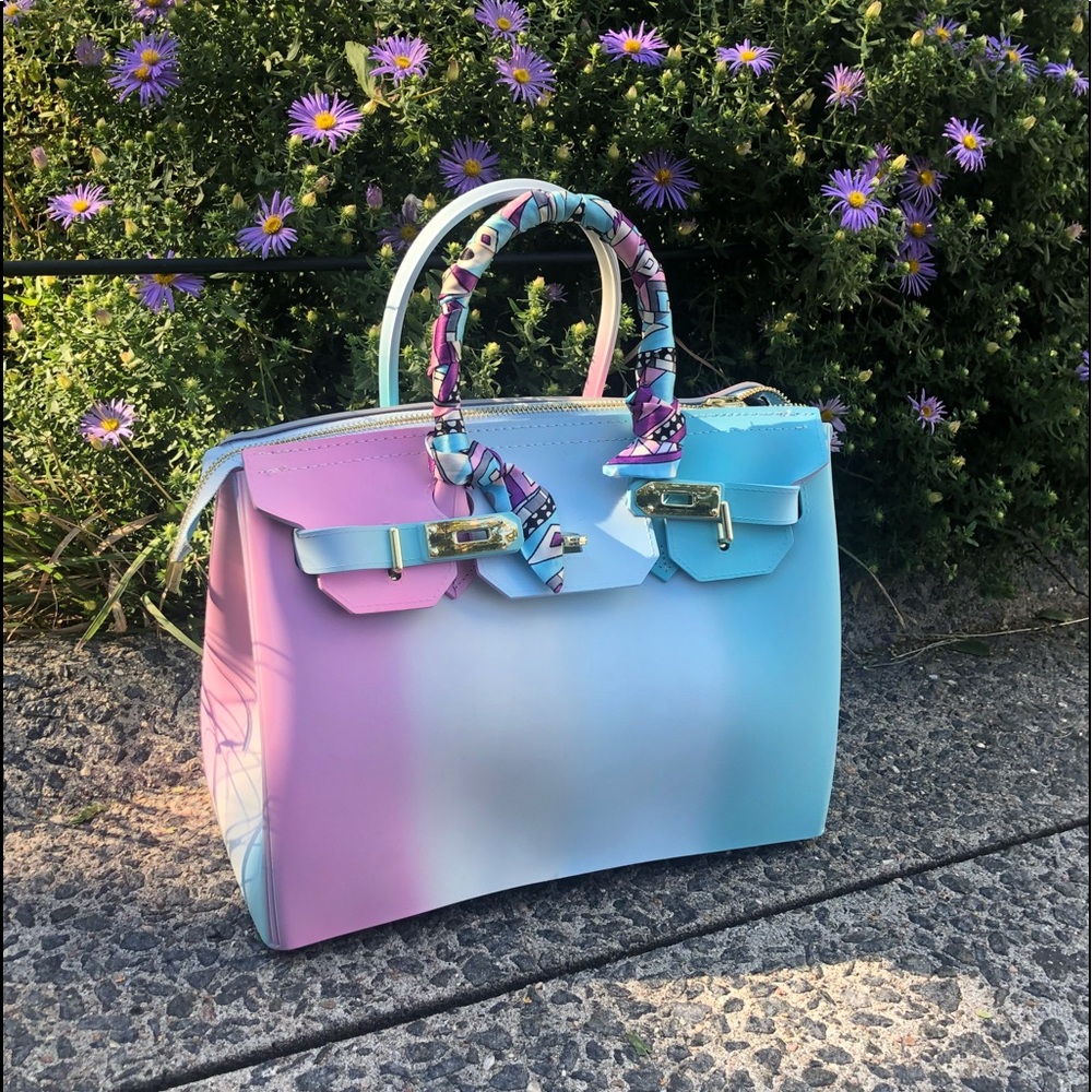 Cotton candy waterproof splash bag